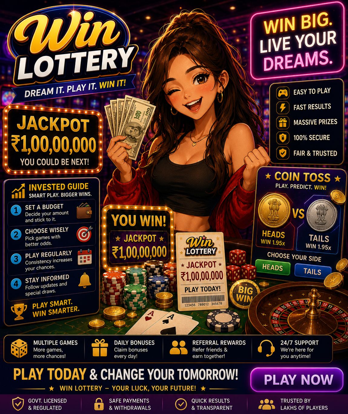Win Lottery Banner 1